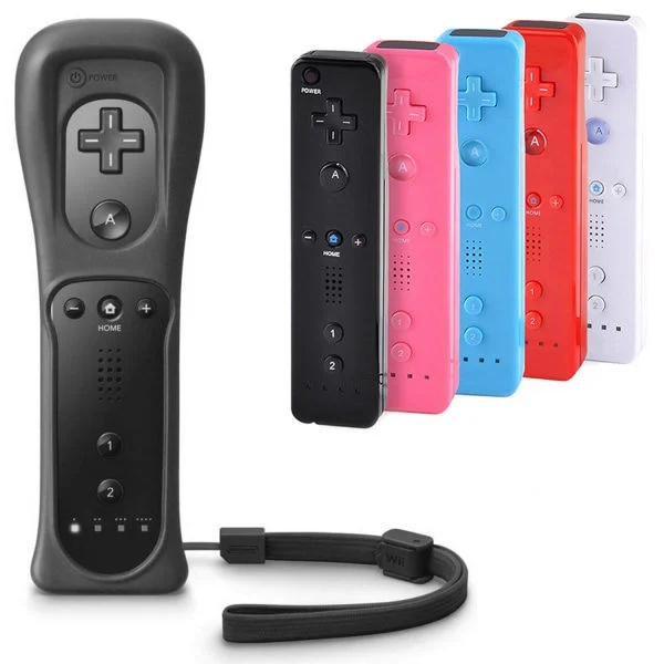 [14Y] Peekt Wii-controller med Motion Plus / Controller til Nintendo - Pee Sort