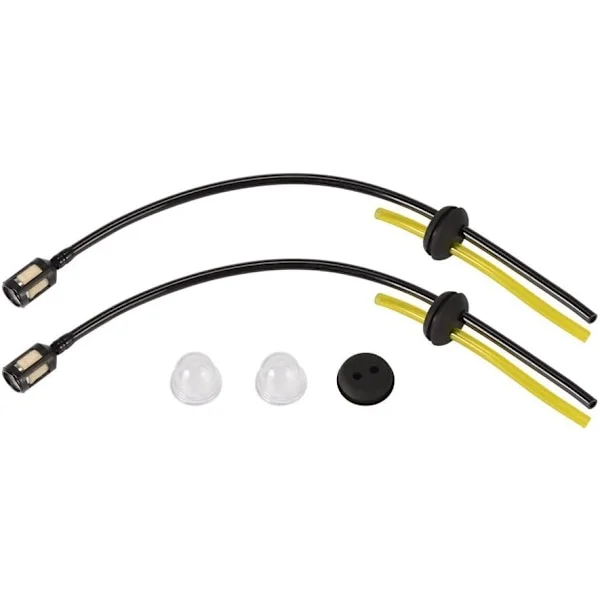 2 kpl Universaali Polttoaineletku Trimmeri Raivaussaha Ruohonleikkuri Polttoaineletku Ruohonleikkurin Vaihto Suodatin Primer Bulb Assy:llä