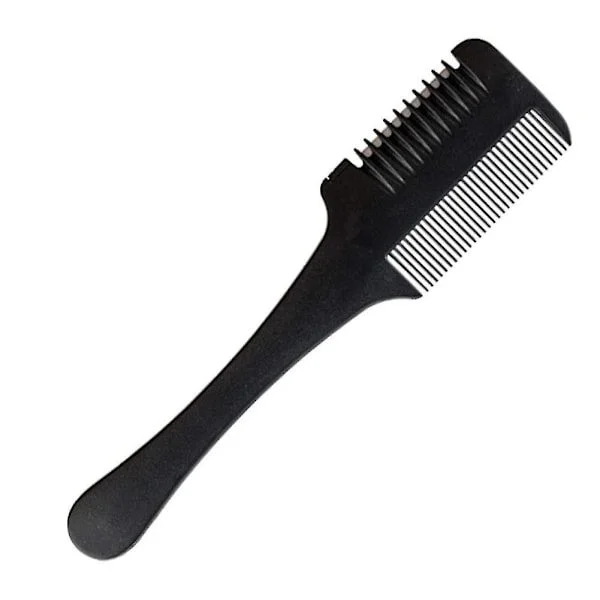 Hårkniv dobbeltsidet hårklipper kam hårstyling barberkniv kam hårklipper barberkniv kam hårklipning