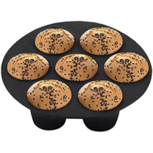 7-kopps silikonmuffinsform för airfryer, muffinsformar, för bakning av muffins, muffinsformar, non-stick muffinsplåt bakform