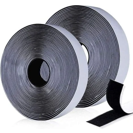 Self-adhesive Velcro Tape, 10m x 20mm, for Picture Frames, DIY Projects, and Window Screens