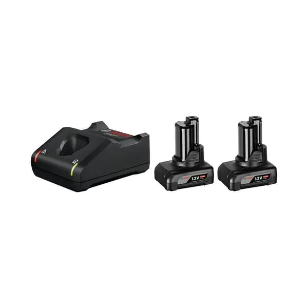 Bosch 1 600 A01 B20 batteri och laddare för motordrivet verktyg Set med batteri och laddare