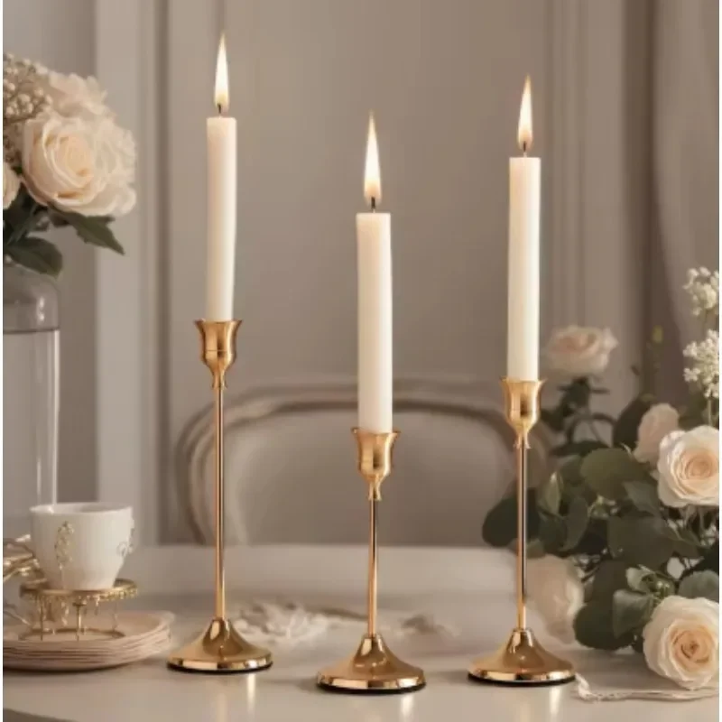 AliExpress - 3 stks/set Europese stijl metalen kandelaars kandelaar mode bruiloft tafel kaars stand prachtige kandelaar kerst tabl