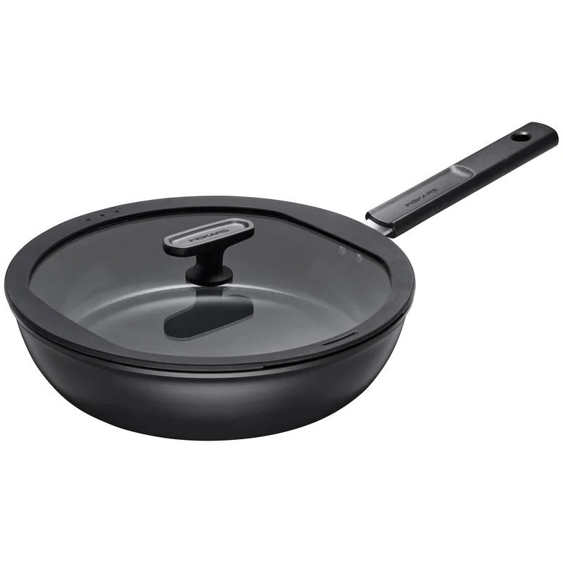 Fiskars Hard Face traktørpanne 28 cm' - 'Svart