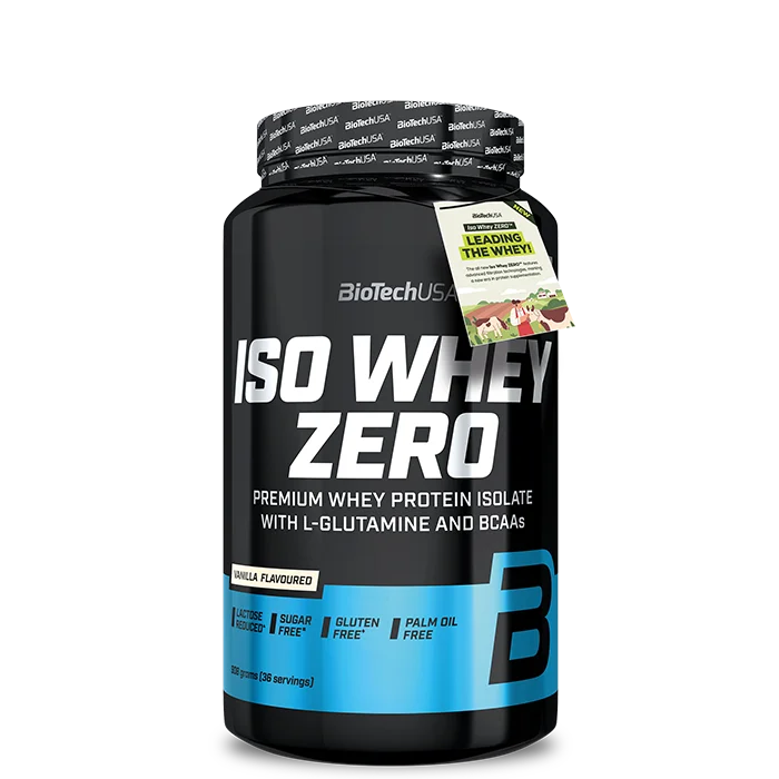 Biotech USA Iso Whey Zero Laktosreducerat Vassleproteinisolat 908 g
