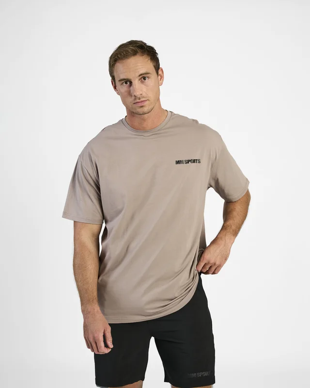 Oversize t-shirt - S - Black/Black - MM Sports Oversize Hardcore T-shirt - Miesten treenivaatteet