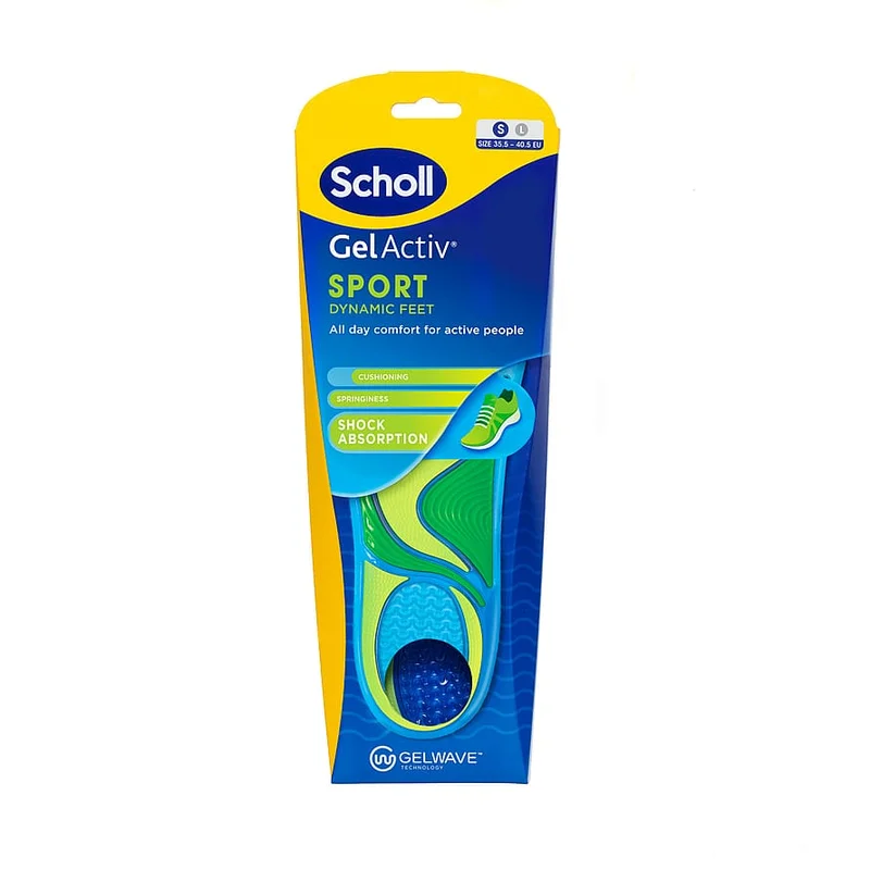 Spar 25% • Køb 2, Scholl Gel Activ Insole Sport Small, Tøj & Bolig, Såler & Indlæg, Såler