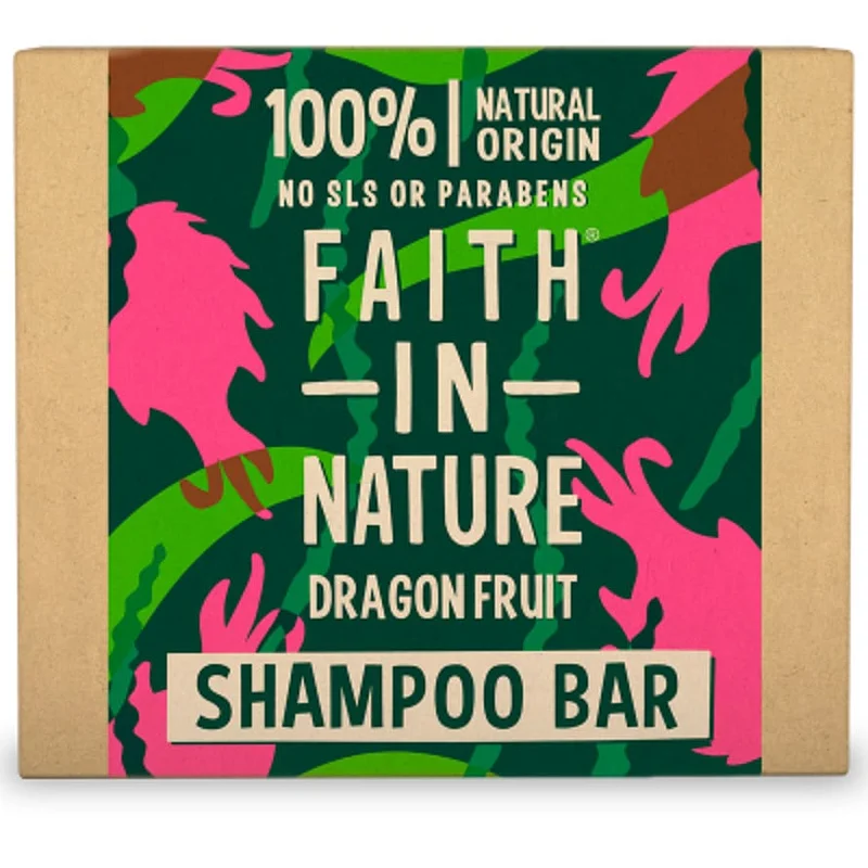 Faith In Nature Shampoobar Dragefrugt 85 g, Hudpleje, Kropspleje, Bodyshampoo