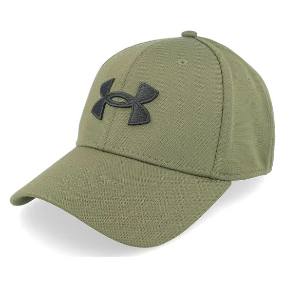 Under Armour - Groen flexfit Cap - Blitzing Marine Od Green Stretch Fit @ Hatstore