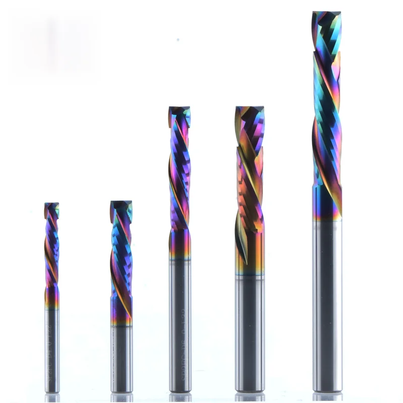 AliExpress - 1 STÜCK Holzfräser UP & DOWN Cut 2 Flöten Spirale Hartmetall Fräswerkzeug CNC Router Kompression Holz Schaftfräser Bits