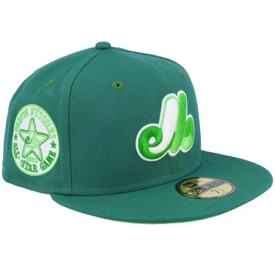 New Era - MLB - Green - fitted - Cap - Montreal Expos Courtyard 59FIFTY Asg Emg Fitted - Hatstore