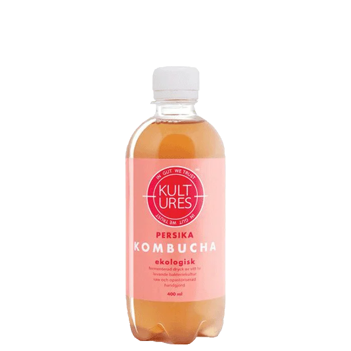 Kultures Kombucha Peach, 400 ml