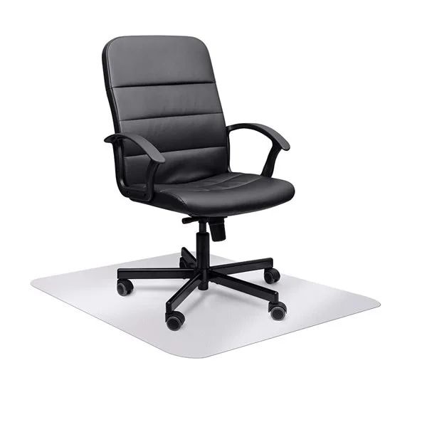 Gulvbeskyttelsesmatte 90 x 90 cm / transparent stolunderlag / beskyttelsesmatte / plastmatte til gulv