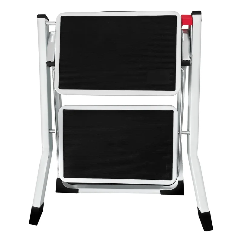 AliExpress - Escabeau pliable, petit escabeau pliant à 2 marches avec marches larges et antidérapantes, escabeau portable à deux marches pour la 