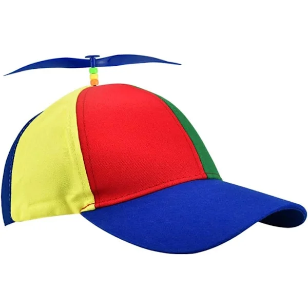 Klassisk Propel Kasket Farverig Sjov Hat Propel Baseball Kasketter Sjov Dragonfly Anti-propel Kasket til Børn/Voksne (57-61cm)