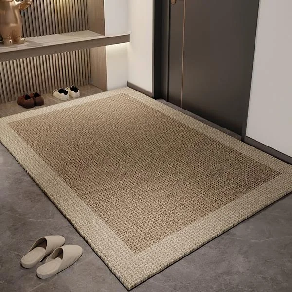 Dørmatte innendørs, 50 * 80 cm gulvmatter, innendørs dørmatte sklisikker egnet for for- og bakdører, innganger, korridorer, smuss-skjulende og vaskbar