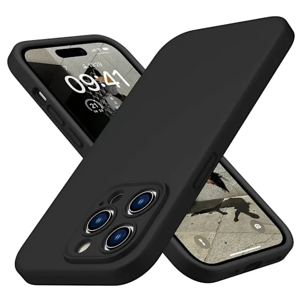 iPhone 14 Pro Max Matt Svart Skal - Extra Kamera Skydd iPhone 14 Pro Max iPhone 14 Pro Max