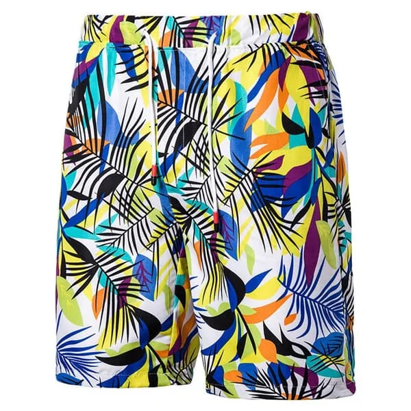 Herre sommer plus size casual sport fem-punkts shorts strandshorts .
