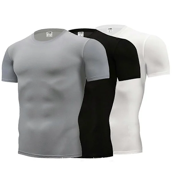 Miesten Gym Fit T-paita, istuva malli, lihaksia korostava treenitoppi, kehonrakennusmuoti