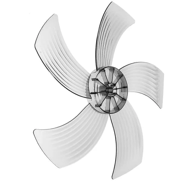 Udskiftningsdel til ventilator Plastikbordventilator Tilbehør til hjemmet Brug Sort 35.00X35.00X2.50CM Fem- Køling 1 stk.[D]