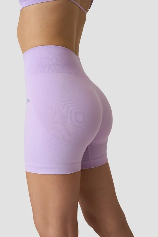 ICANIWILL - Smooth Seamless Midi Shorts Pastel Lilac- Shorts - Dames - sportkleding van ICIW