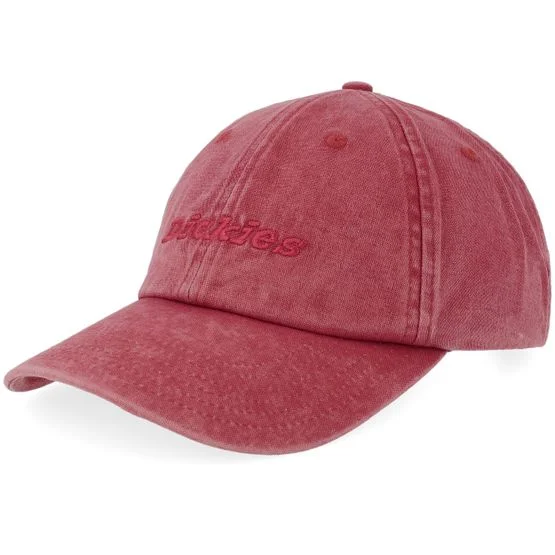 Dickies - Rød unconstructed Caps - Middlefield Wash Garnet Dad Cap @ Hatstore