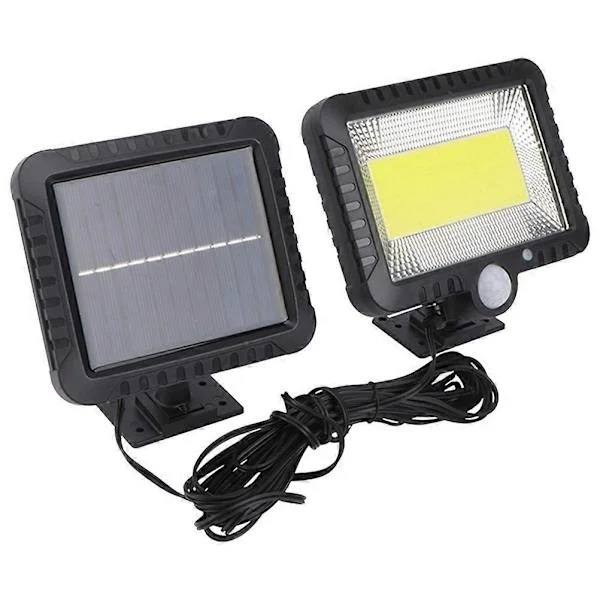 2 st Solar Utomhus Gårdslampa Vattentät Väggmonterad Hängande Sensorlampa