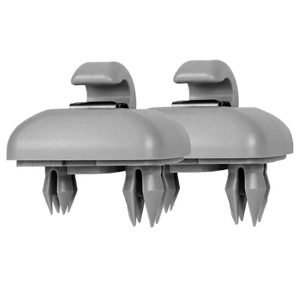 2x Solskærm Klips Krog Beslag Holder kompatibel med Audi A1 A3 A4 A5 Q3 Q5 B6 B7 B8