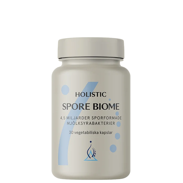 Præbiotika & Probiotika Holistic Spore Biome 30 kapsler - Bodyman.dk