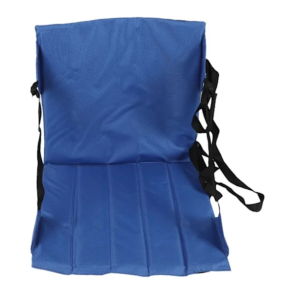 Stadium Seat with Storage Bag Oxford Cloth Blue Comfortable Folding Bleacher Seat for Garden Camping Sports Events