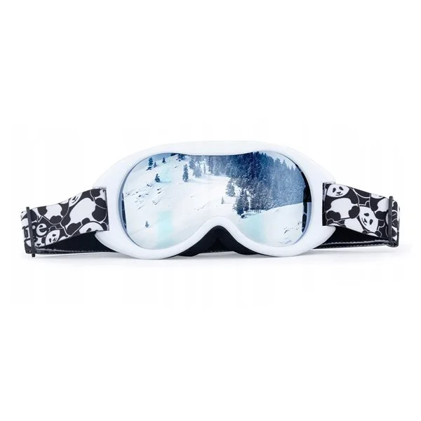 Qunature Panda skibriller for barn - svart/hvit