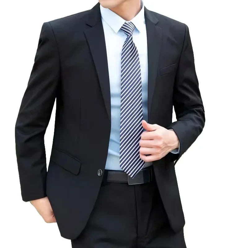 AliExpress - 8XL-Anzug (Blazer + Hose), modischer Business-Gentleman-Anzug im italienischen Stil, schmal, einfarbig, professioneller Anzug, Hochzeit, 