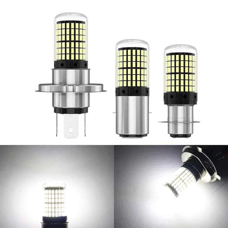 AliExpress - Guadsun 1PC phare de Moto Led lumières H4 BA20D P15D Super lumineux 3014 144smd 12V 6000K blanc Moto ampoules accessoires antibrouillard