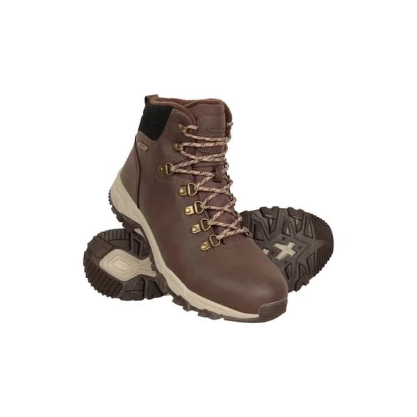 Mountain Warehouse Conway Vattentäta Kängor i Läder för Herr 11 UK Brun