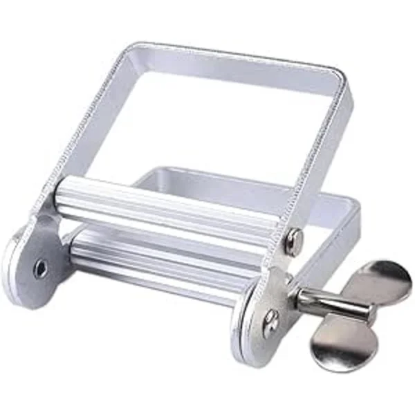 Universal Tubepresser | Tubepresser Værktøj | Metal Tube Dispenser | "Doven" Tandpasta Dispenser | Velegnet til Hårfarve & Kosmetik Tuber