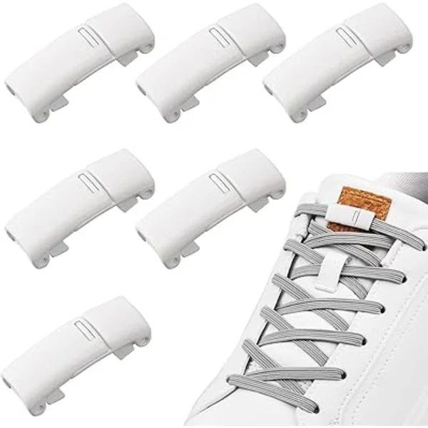 Shine Metall Skolisse Spenner, 4 Par Skolisse Spenne Låser, Magnetisk Skolisse Spenne, Universal Skolisse Spenne for Barn/Voksne Sneakers Casual Sko