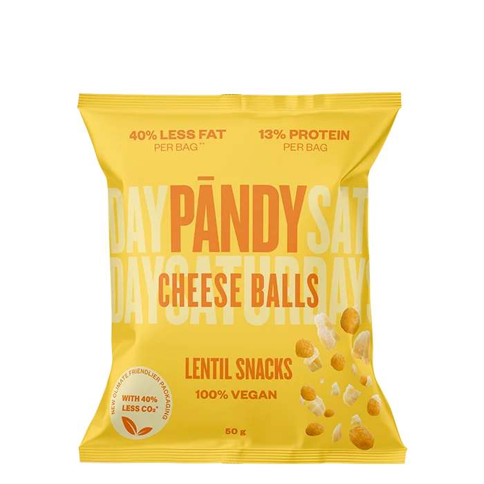Pandy Pändy Lentil snacks Cheese balls 50 g