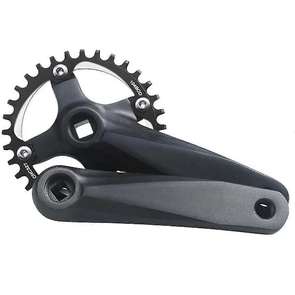 [RM]152mm Bicycle Crank Arm Bike Square Hole Crankset 32T Narrow Wide Single Speed Chainring Bottom Bracket