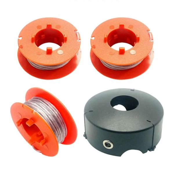 Spole med tråd til Bosch buskrydder til ART 23 26 30 Commitrim Easytrim 8 m F016800175 (3 spoler + 1 hætte)