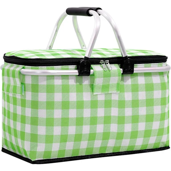Picnic Kurv Stor Køletaske Frokost Kurv Isoleret Køletaske Isoleret Køletaske til Udendørs Picnic Rejse til Kontor Camping Picnic Rejse Rig