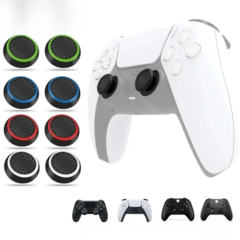 AliExpress - 4Pcs Silikon Gel Daumen Griffe Abdeckung Für Sony PS5/PS3/PS4 Für XBOX One Serie X S/Xbox360 Controller für PS4 Pro Slim Controller