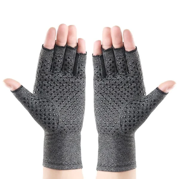 Fingerlösa Kompressionshandskar, 1 Par Grey S