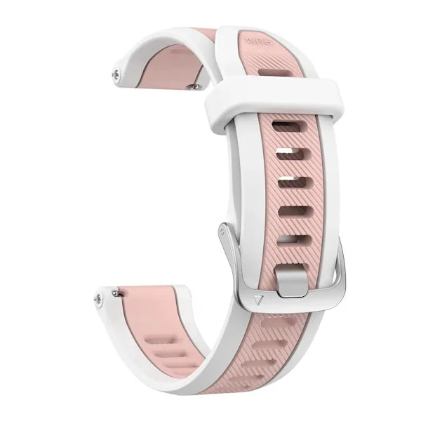 20mm Quick Release Silikonarmband kompatibelt med Garmin Forerunner 165 Music, armband kompatibelt med Garmin Vivoactive 3 5 Venu SQ 2 Armband 