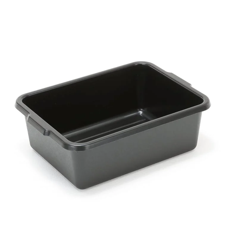 Plastback till hyllvagn, 550x390x180 mm, svart