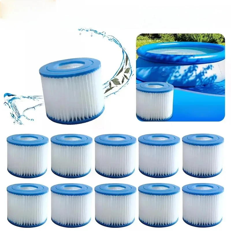 AliExpress - Filtre de rechange pour piscine Bestway Flowclear, cartouche filtrante de taille VI, Lay-Z-Spa-Miami Vegas Palm Springs, 1 à 10 pièces