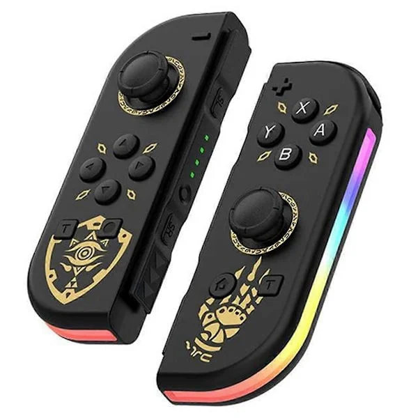 2 ST Joypad Handkontroll (V/H) för Switch, Trådlös Joypad Ersättning för Switch Handkontroll Dubbel Vibr