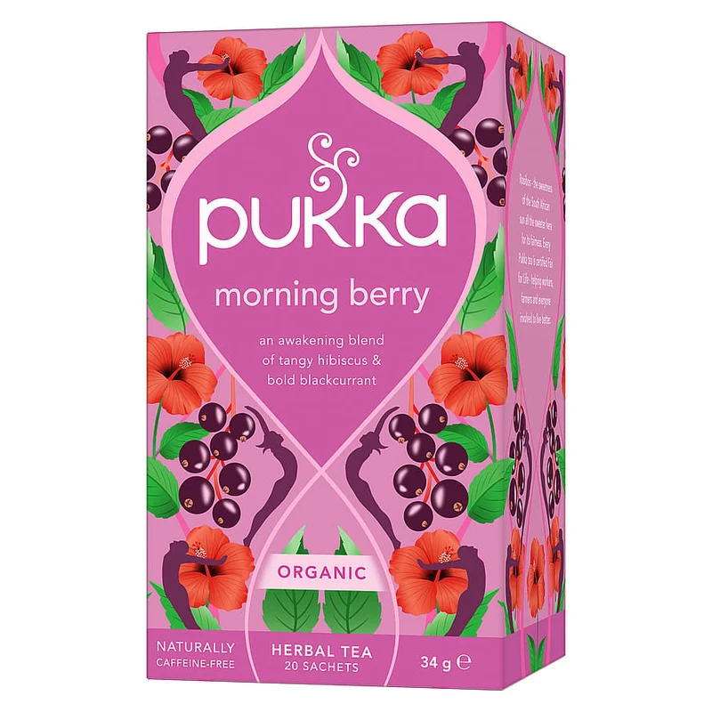3 for 2 - Pukka Morning Berry Tea 20 breve, Helse & Madvarer, Te, Frugtte