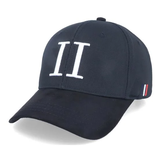 Les Deux - Schwarz adjustable Cap - Baseball Cap Suede Ii Black/White Adjustable @ Hatstore