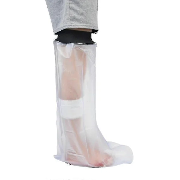 Vattentätt Gips Duschskydd Ben För Vuxna - Skydda Fot- Och Underbensgips Sår I Dusch Eller Bad