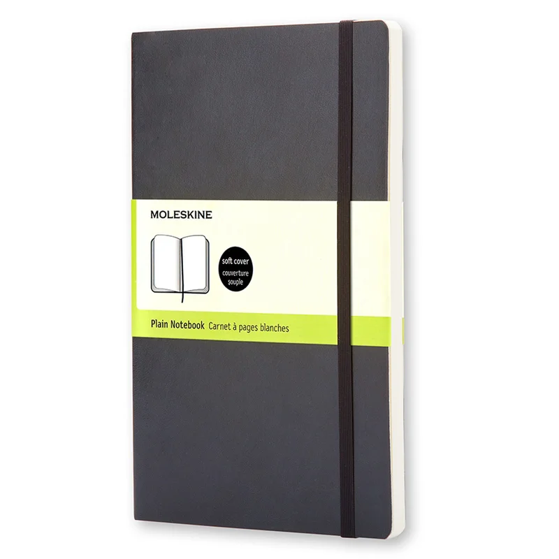 Moleskine Classic Soft Cover Notebook Pocket Black Dotted